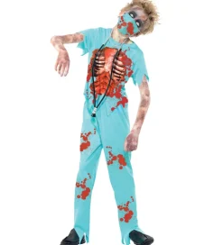 Smiffys Udklædningstøj|Rolleleg>Udklædning - Zombie Surgeon - Blå