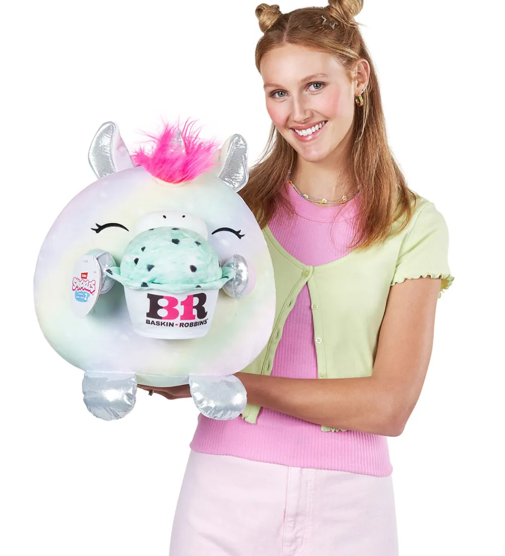 SNACKLES Bamser>Bamse - 35 cm - Enhjørningen Marty m. Baskin Robbins