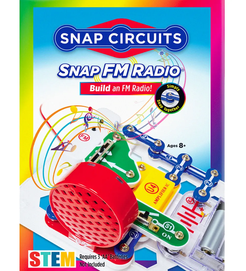 Snap Circuits Konstruktionslegetøj>Sæt - Build An FM Radio