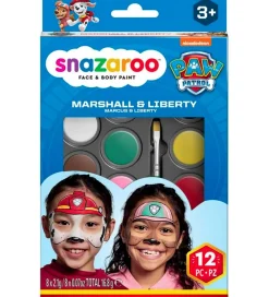 Snazaroo Rolleleg>Ansigtsmaling - 8 Farver - Paw Patrol Marshall & Libert