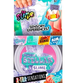 So Slime Kreativ Leg|Slim>Slim - X-tra Sensations Blister Krukke - Assorteret