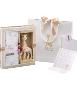 Sophie la Girafe Babylegetøj|Bideringe>Gaveæske - Bidering/Stofble