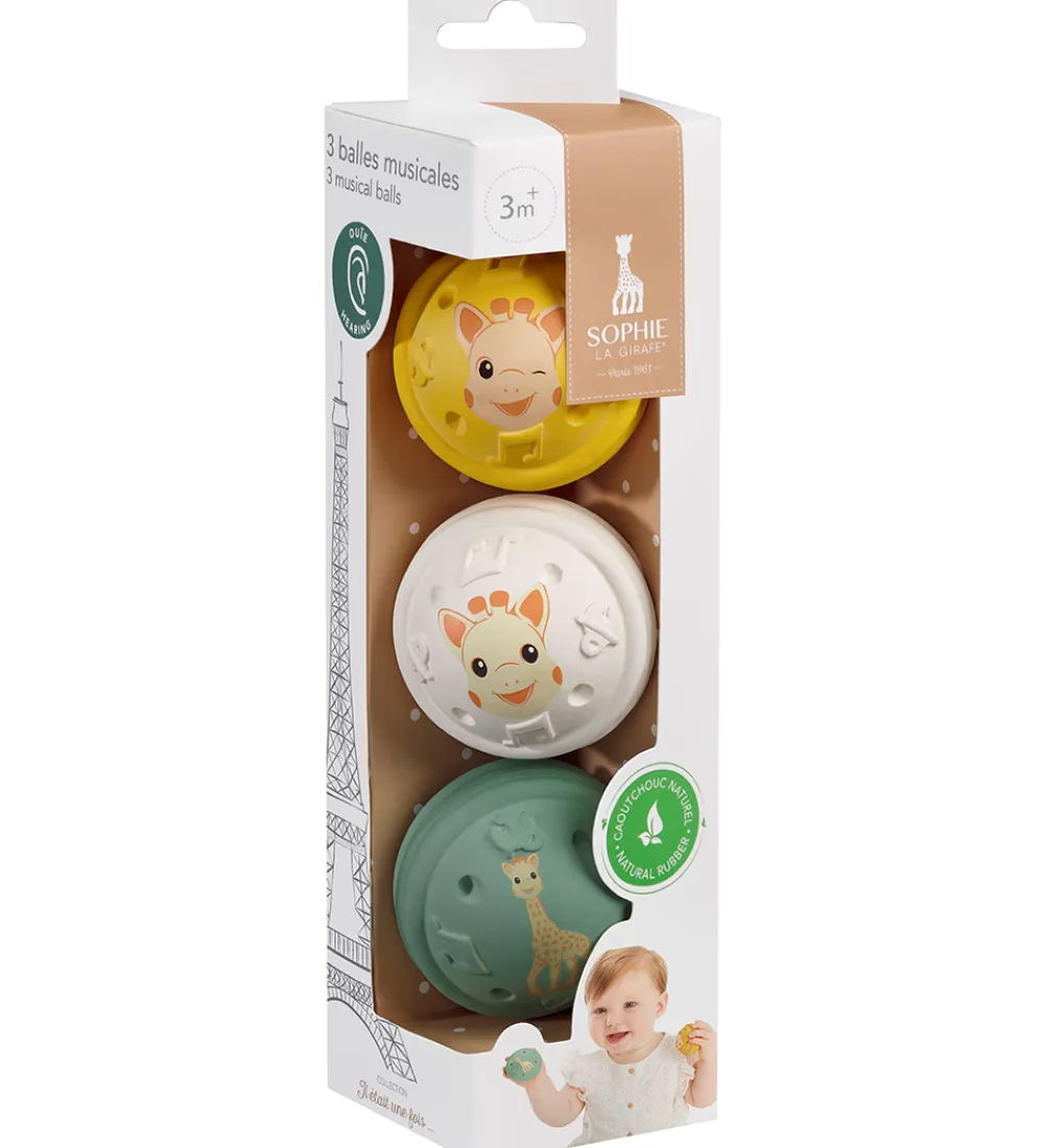 Sophie la Girafe Musikinstrumenter|Aktivitetslegetøj>Musik Bolde - 3 Musical Balls
