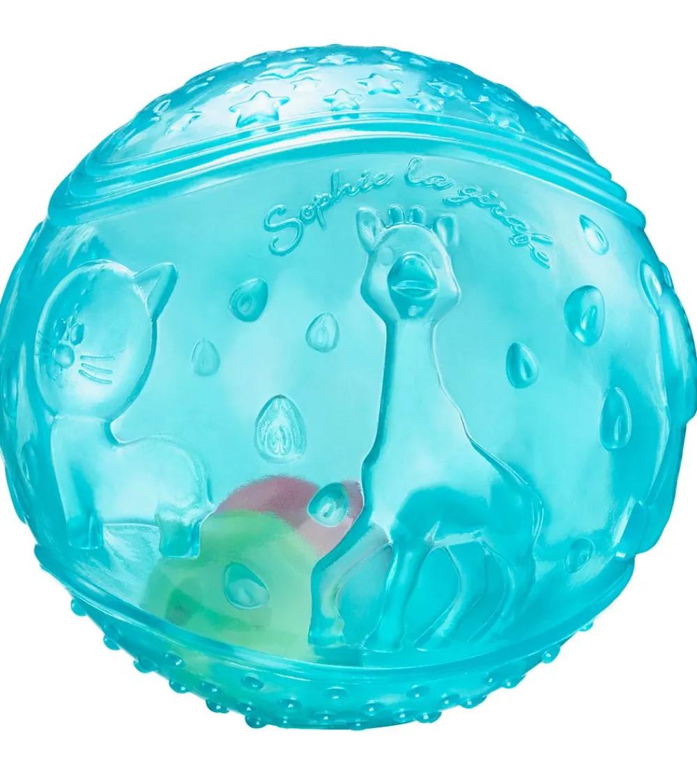 Sophie la Girafe Bolde>Sansebold - 12 cm - Turkis Transparent