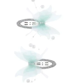 Souza Udklædningstøj>Hårspænder - 2-pak - Blå Sommerfugle