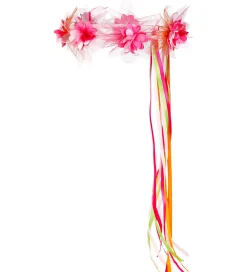 Souza Udklædningstøj>Udklædning - Hårbøjle m. Blomster - Paula - Pink/Orange