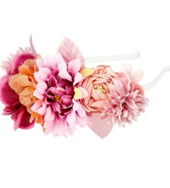 Souza Udklædningstøj>Udklædning - Hårbøjle m. Blomster - Olivia - Lilla/Rosa