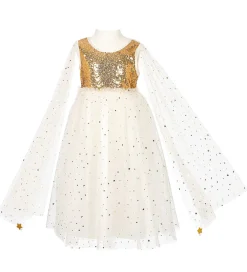 Souza Udklædningstøj>Udklædning - Prinsesse - Dorianne - Hvid/Guld