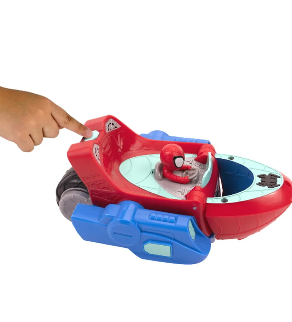 Spidey Biler, Tog Og Køretøjer>Båd m. Lyd - Transforming Web-Wave Cruiser