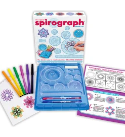 Spirograph Kreasæt>Tegnesæt - 30 dele - Basis