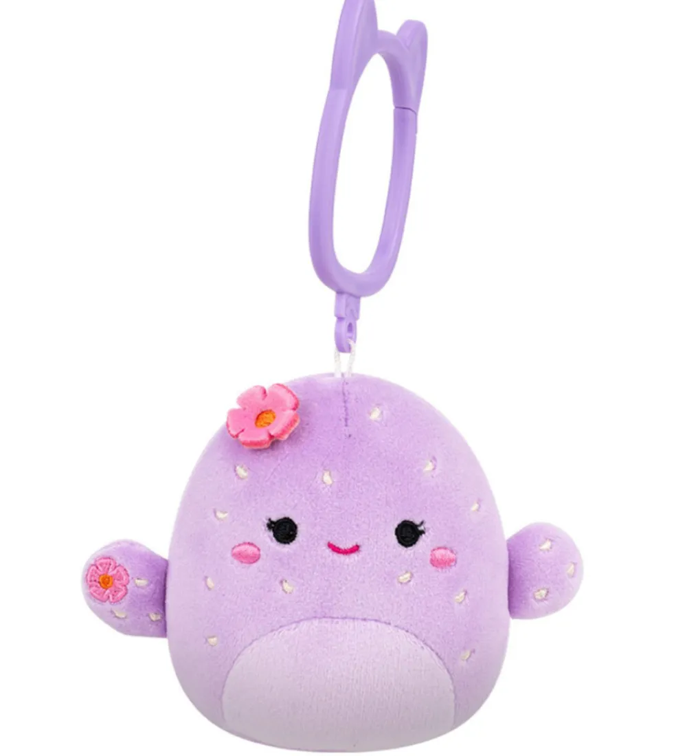 Squishmallows Bamser>Bamse - 9 cm - Adrienne - Clip-on