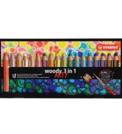 Stabilo Tuscher Og Farver>Farveblyanter - Woody - 18 stk. - Arty
