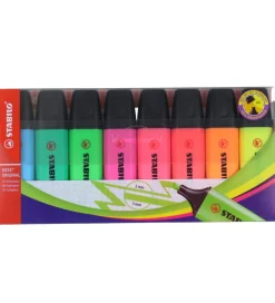 Stabilo Tuscher Og Farver>Overstregningstuscher - Boss - 8 Stk. - Multifarvet