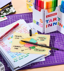 Stabilo Tuscher Og Farver|Kreativ Leg>Tuscher - Pen 68 - 18 stk. - Multifarvet