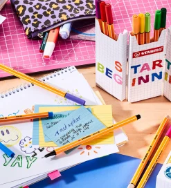 Stabilo Tuscher Og Farver|Kreativ Leg>Tuscher - Pen 88 - 18 stk. - Multifarvet