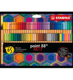 Stabilo Tuscher Og Farver|Kreativ Leg>Tuscher - Point 88 Arty - 65 stk. - Multfarvet