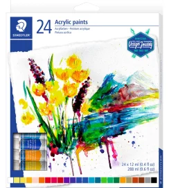 Staedtler Maling>Akryl Maling - 24 stk - 12 ml