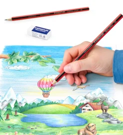 Staedtler Tuscher Og Farver>Farveblyanter - Noris Upcycled Wood - 12 stk.