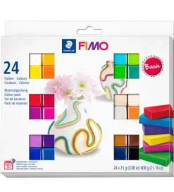 Staedtler Modellervoks>FIMO Modellervoks - Soft - 24x25 g - Basic