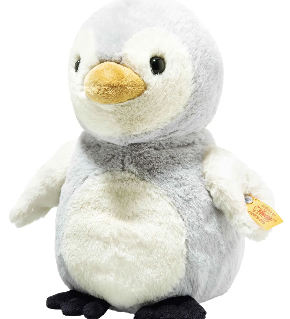 Steiff Bamser>Bamse - 21cm - Lio Penguin - Lysegrå