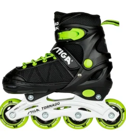 Stiga Rulleskøjter>Rulleskøjter - Tornado - Sort/Grøn - Inliner
