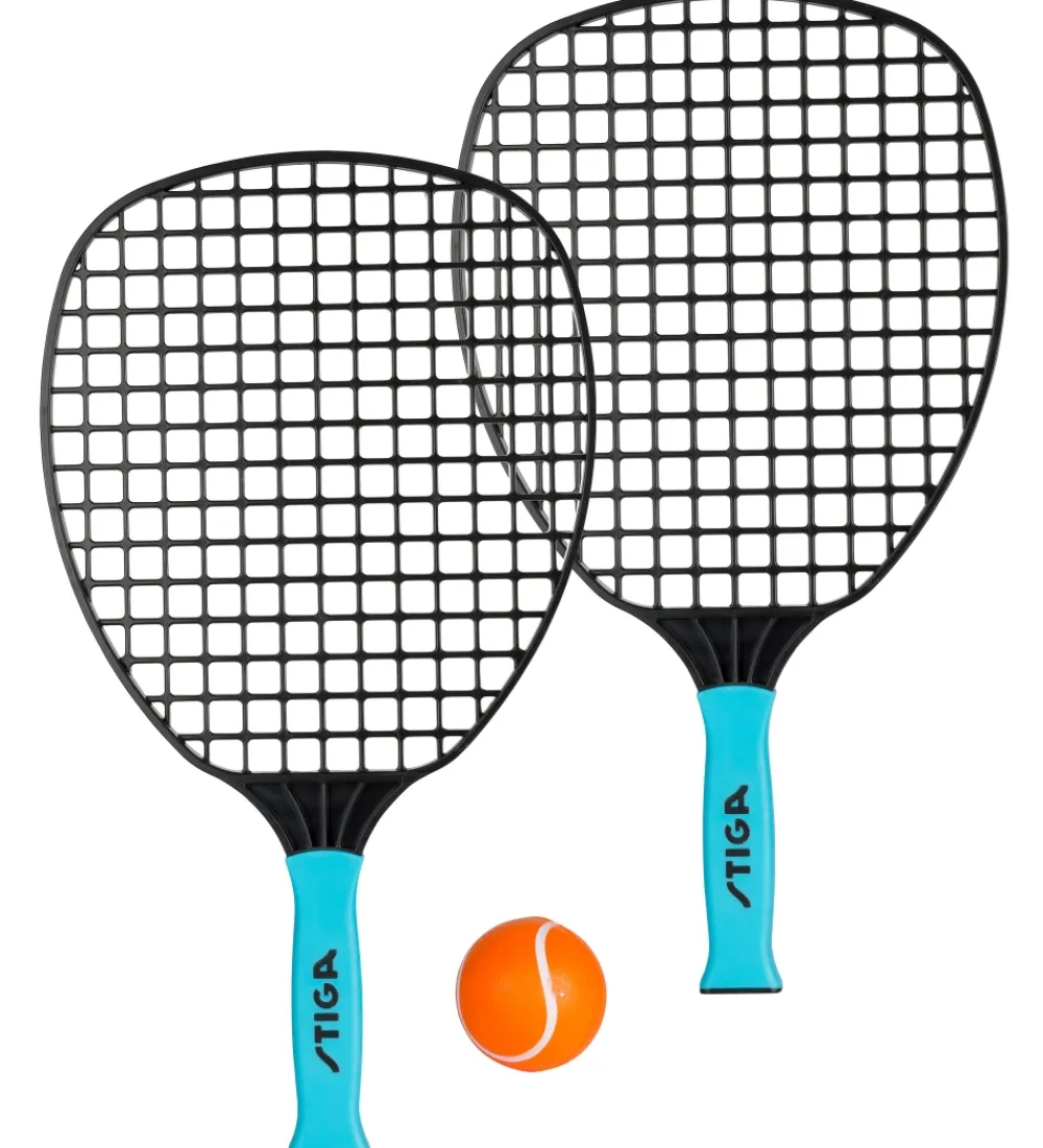 Stiga Strandlegetøj>Strandtennissæt - Sort/Lyseblå