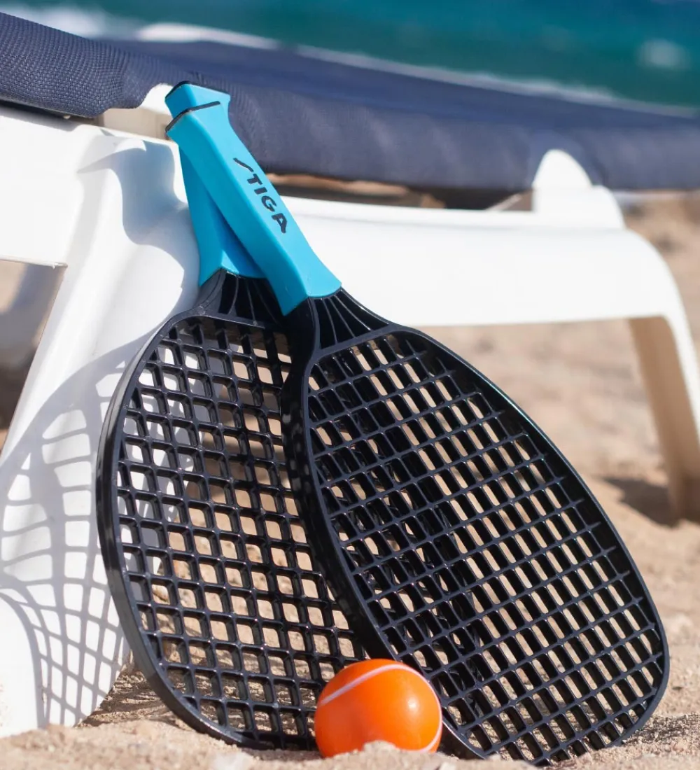 Stiga Strandlegetøj>Strandtennissæt - Sort/Lyseblå