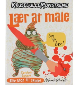 Straarup & Co Malebog>Aktivitesbog - Krusedulle Monstrene - Lær at Male