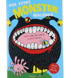 Straarup & Co Malebog>Malebog - Den Store Monster Malebog - Dansk