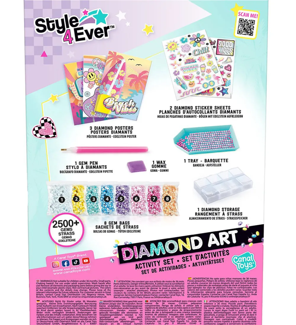Style 4 Ever Kreasæt>Diamond Art - Refillsæt