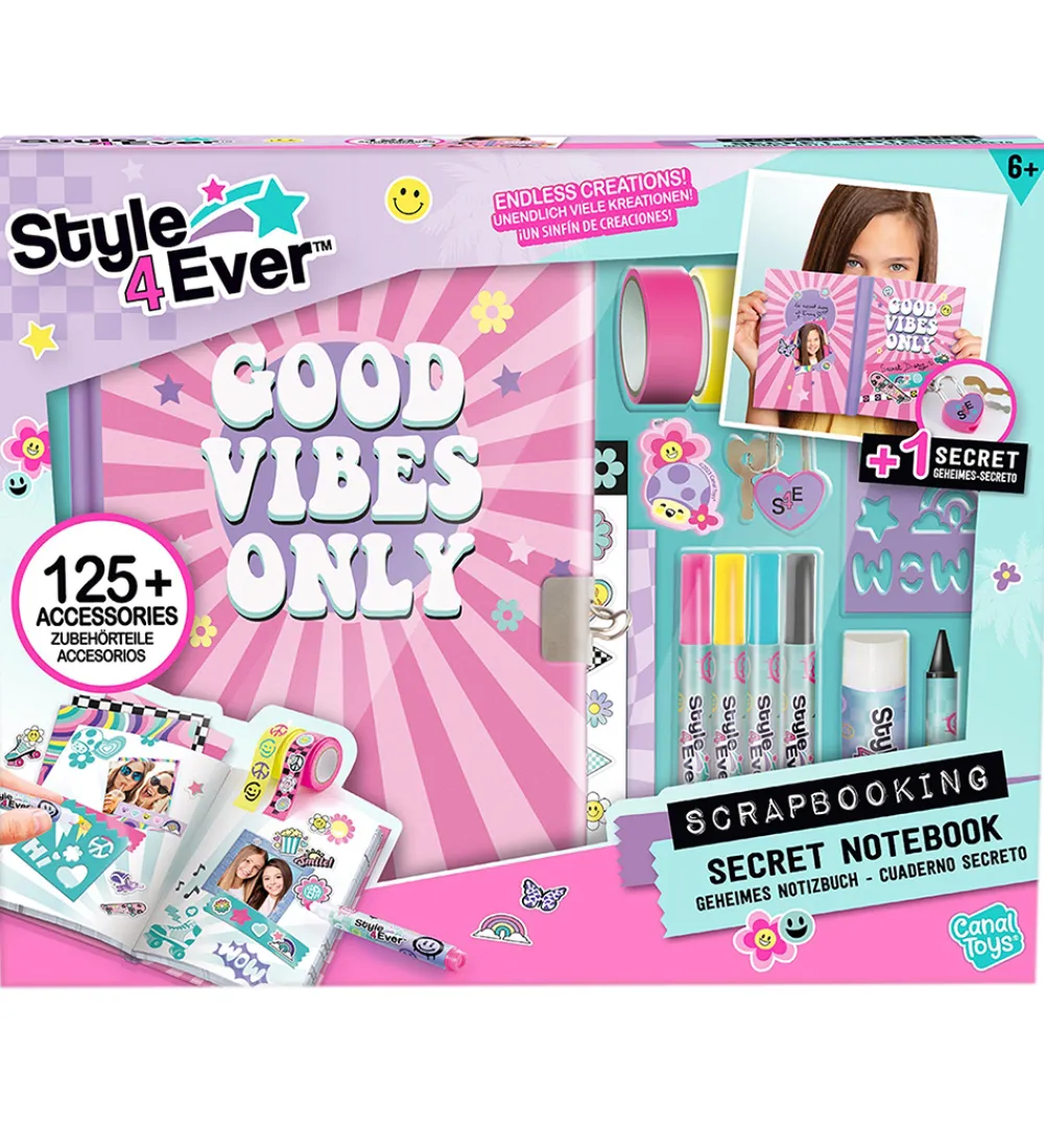 Style 4 Ever Bøger|Kreasæt>Scrapbooking - Hemmelig Dagbog