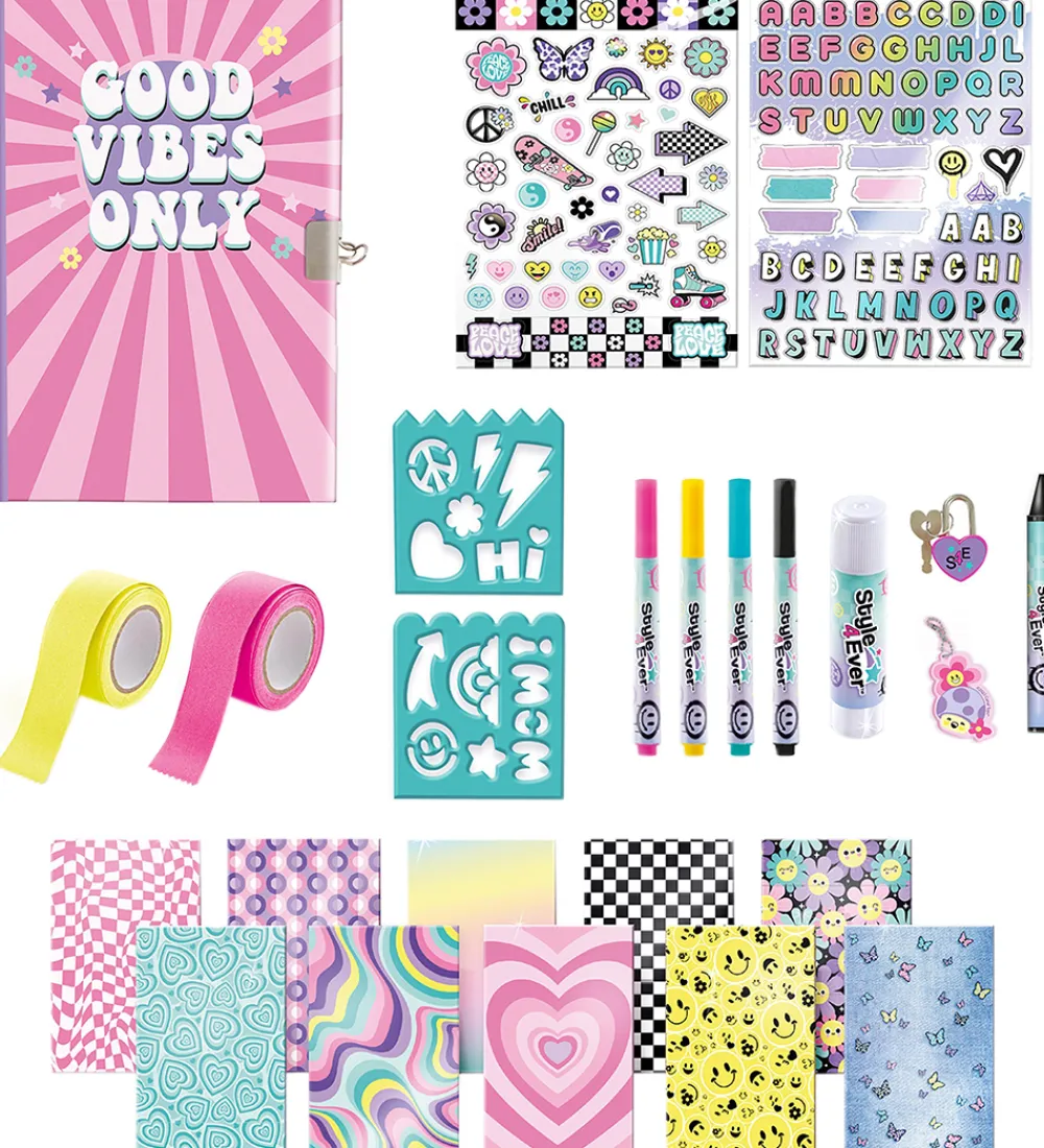 Style 4 Ever Bøger|Kreasæt>Scrapbooking - Hemmelig Dagbog