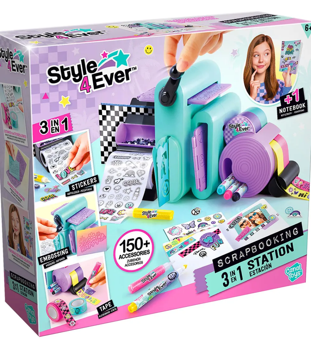 Style 4 Ever Kreasæt>Scrapbooking Studio - 3-i-1 - 150 dele