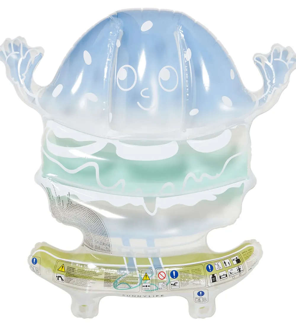 SunnyLife Udeleg Og Udendørs Legetøj|Badedyr>Flyder - 156x158 cm - Burger Boy - Blue Lime
