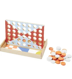 SunnyLife Spil>Rejsespil - 4 På Stribe - Træ - Travel 4 In A Row