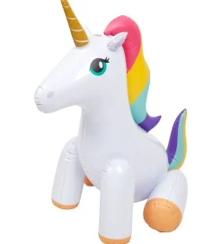 SunnyLife Vandleg|Strandlegetøj>Sprinkler - 70x70 - Oppustelig - Enhjørning - Hvid