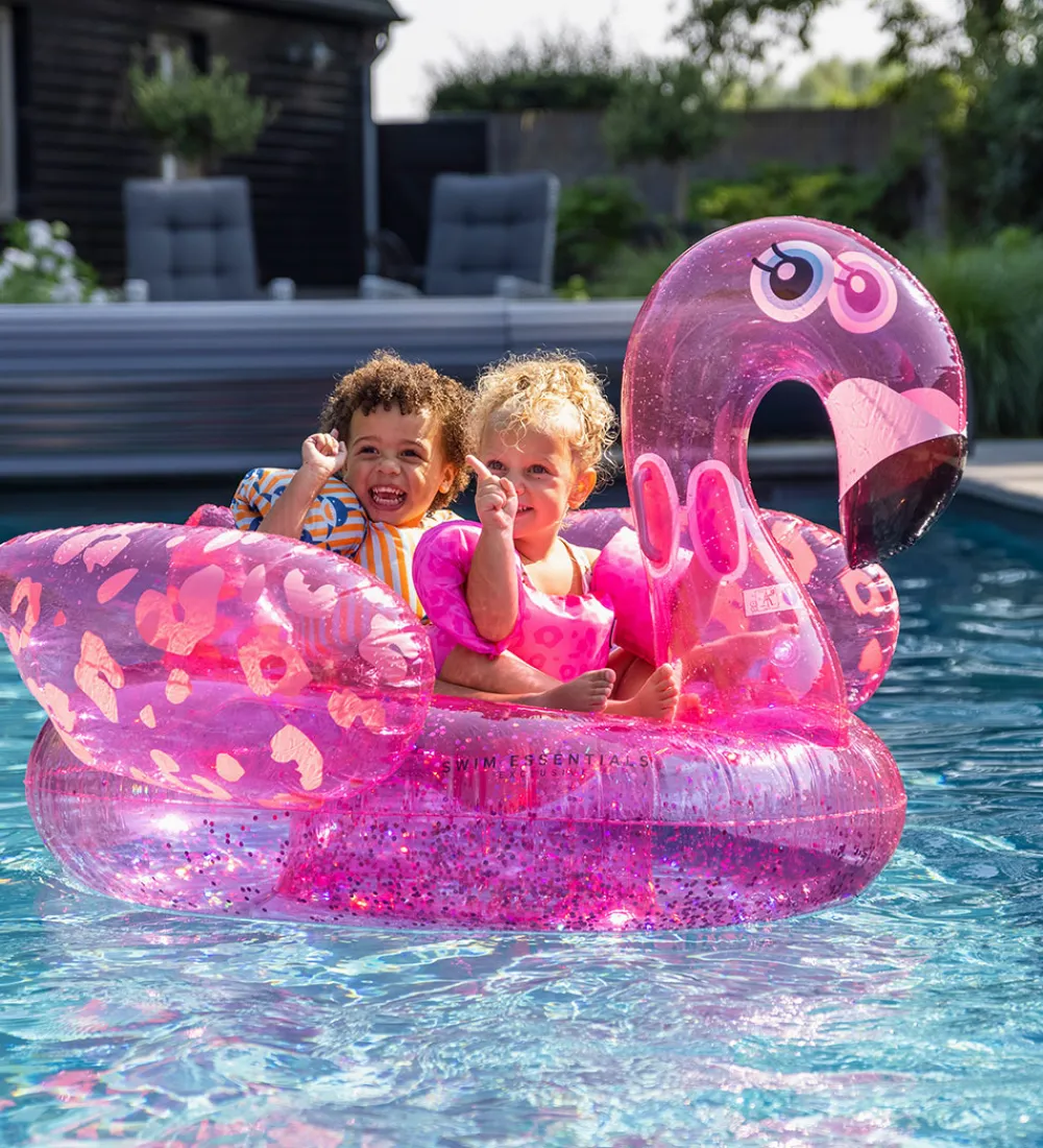 Swim Essentials Udeleg Og Udendørs Legetøj|Strandlegetøj>Badedyr - 150 cm - Neon Flamingo