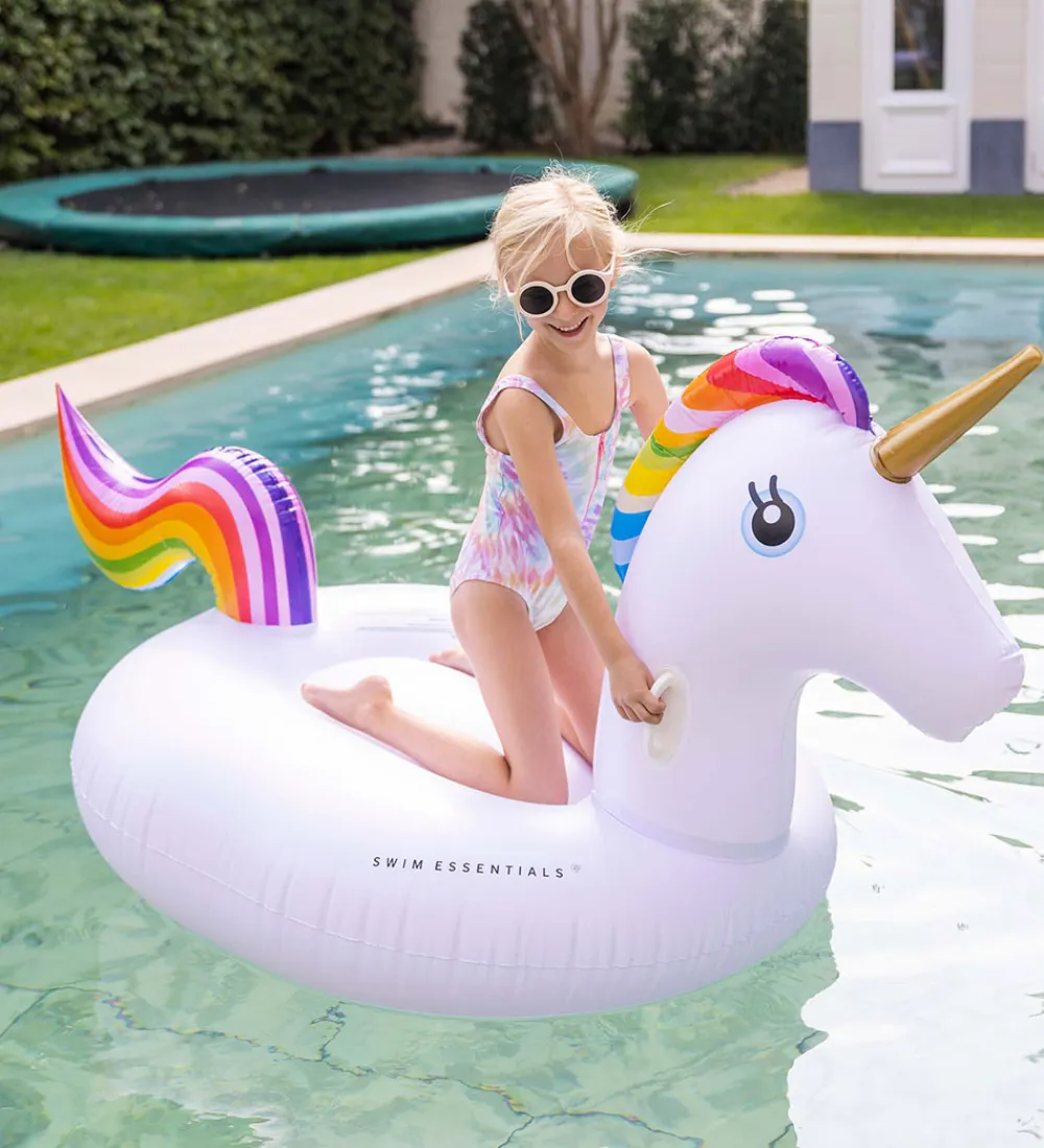 Swim Essentials Udeleg Og Udendørs Legetøj|Strandlegetøj>Badedyr - 150 cm - Unicorn