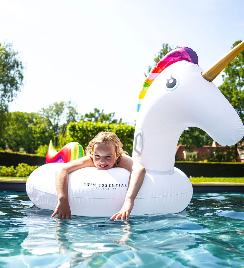 Swim Essentials Udeleg Og Udendørs Legetøj|Strandlegetøj>Badedyr - 150 cm - Unicorn