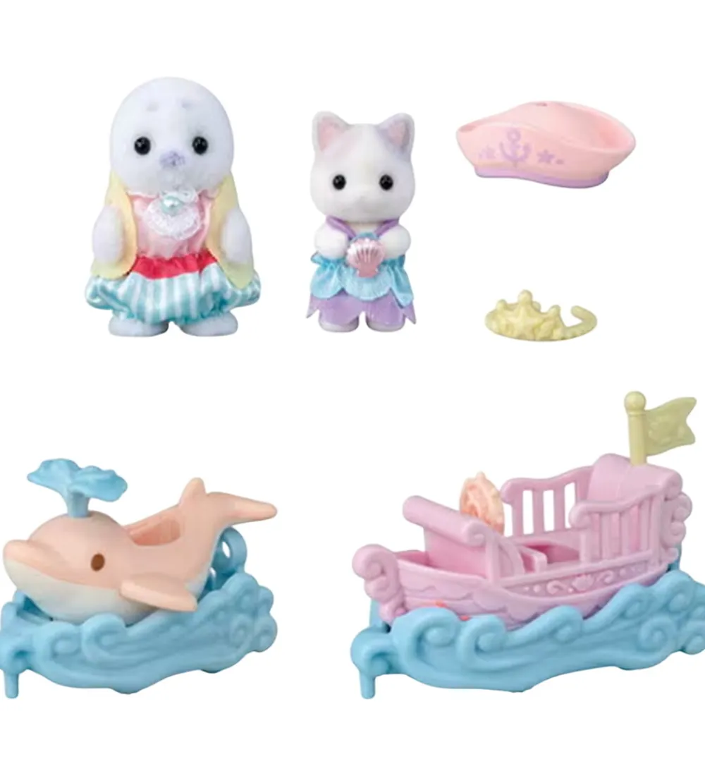 Sylvanian Families Figurer>- Amusement Park Ride Set - Ride The Waves -