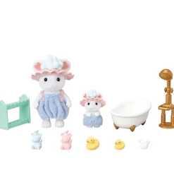 Sylvanian Families Figurer|Dukker Og Tilbehør>- Bath Time Bubble Siblings - 5805