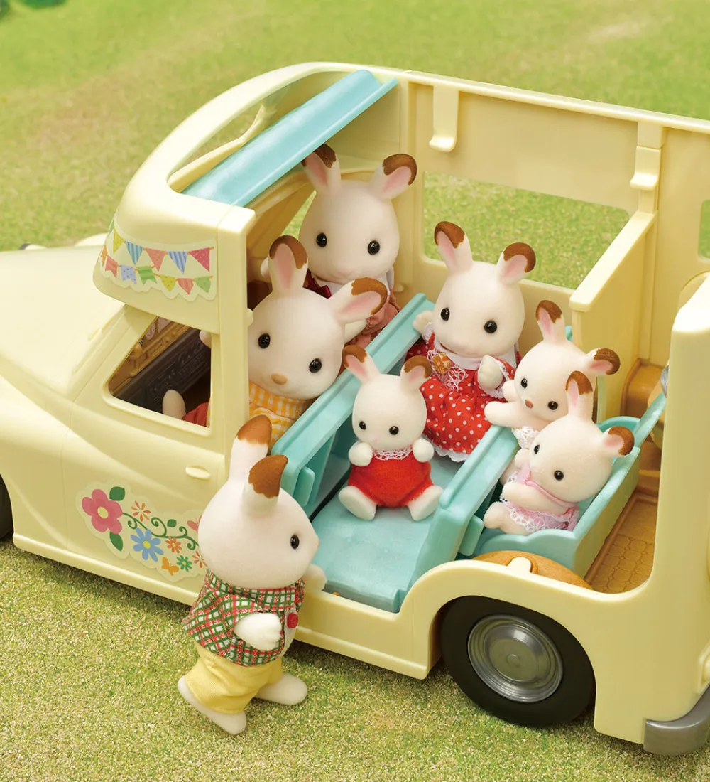 Sylvanian Families Biler, Tog Og Køretøjer|Dukker Og Tilbehør>- Family Campervan - 5454