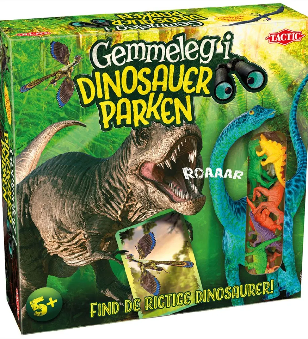 TACTIC Spil>Brætspil - Gemmeleg I Dinosaurparken - Dansk