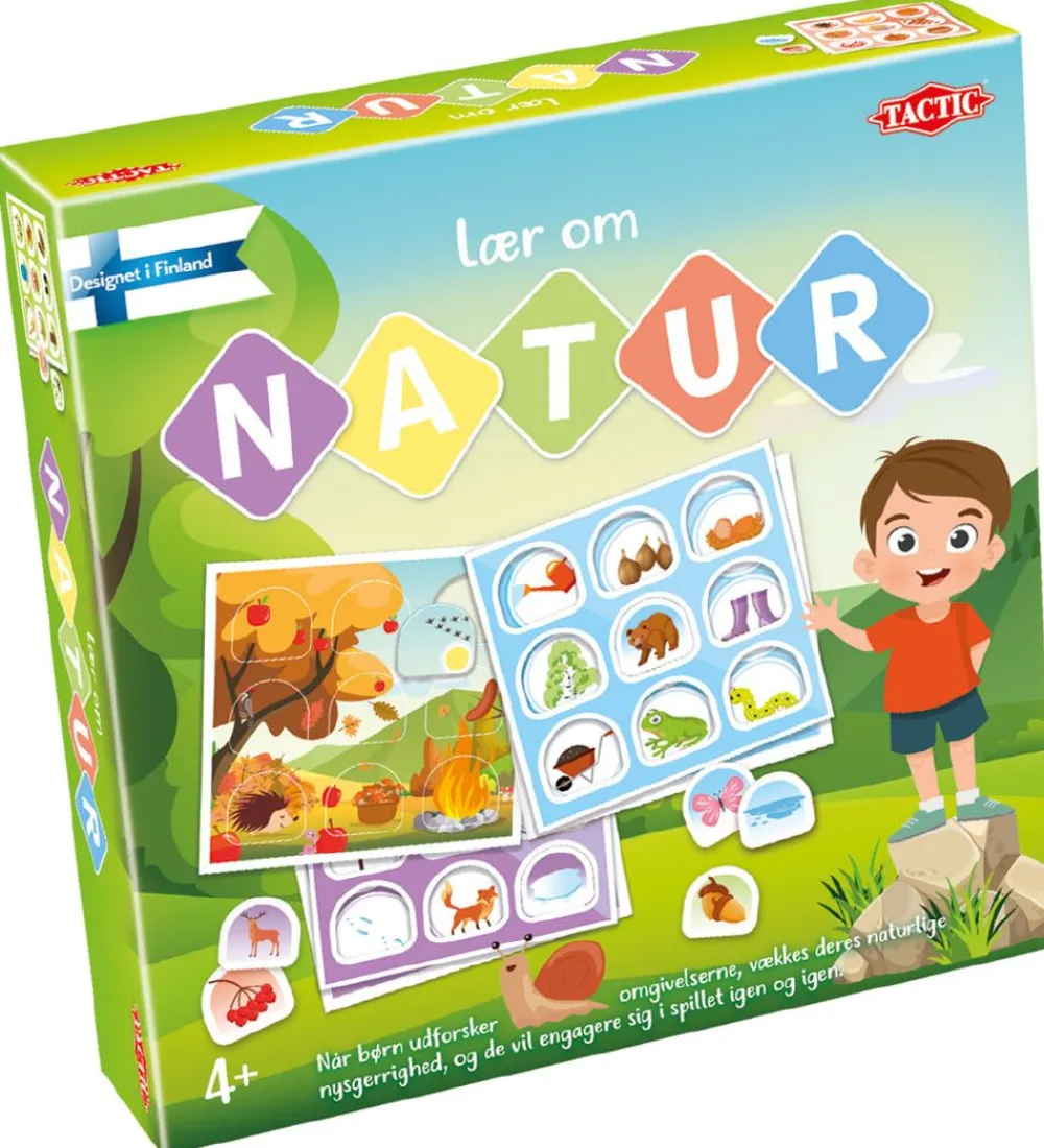 TACTIC Spil>Brætspil - Lær Om Natur - Dansk