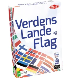 TACTIC Spil>Brætspil - Verdens Lande og Flag - Dansk