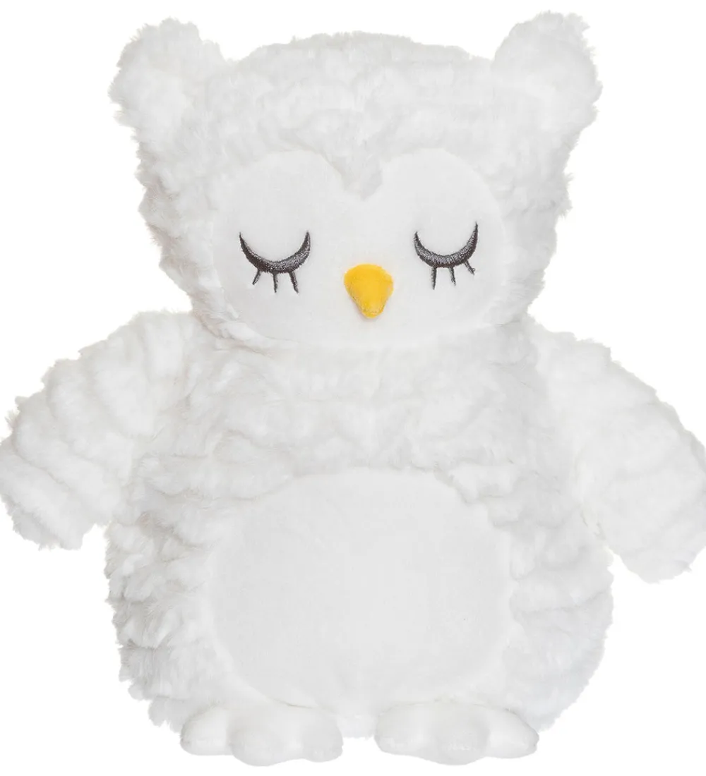 Teddykompaniet Bamser>Varmepude - Ugle - Hvid - 23 cm