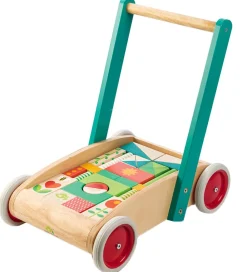 Tender Leaf Gåvogne|Trælegetøj>Gåvogn m. Klodser - Havetema