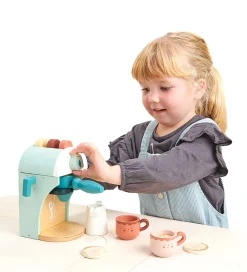Tender Leaf Trælegetøj|Rolleleg>Trælegetøj - Cappucino Maskine