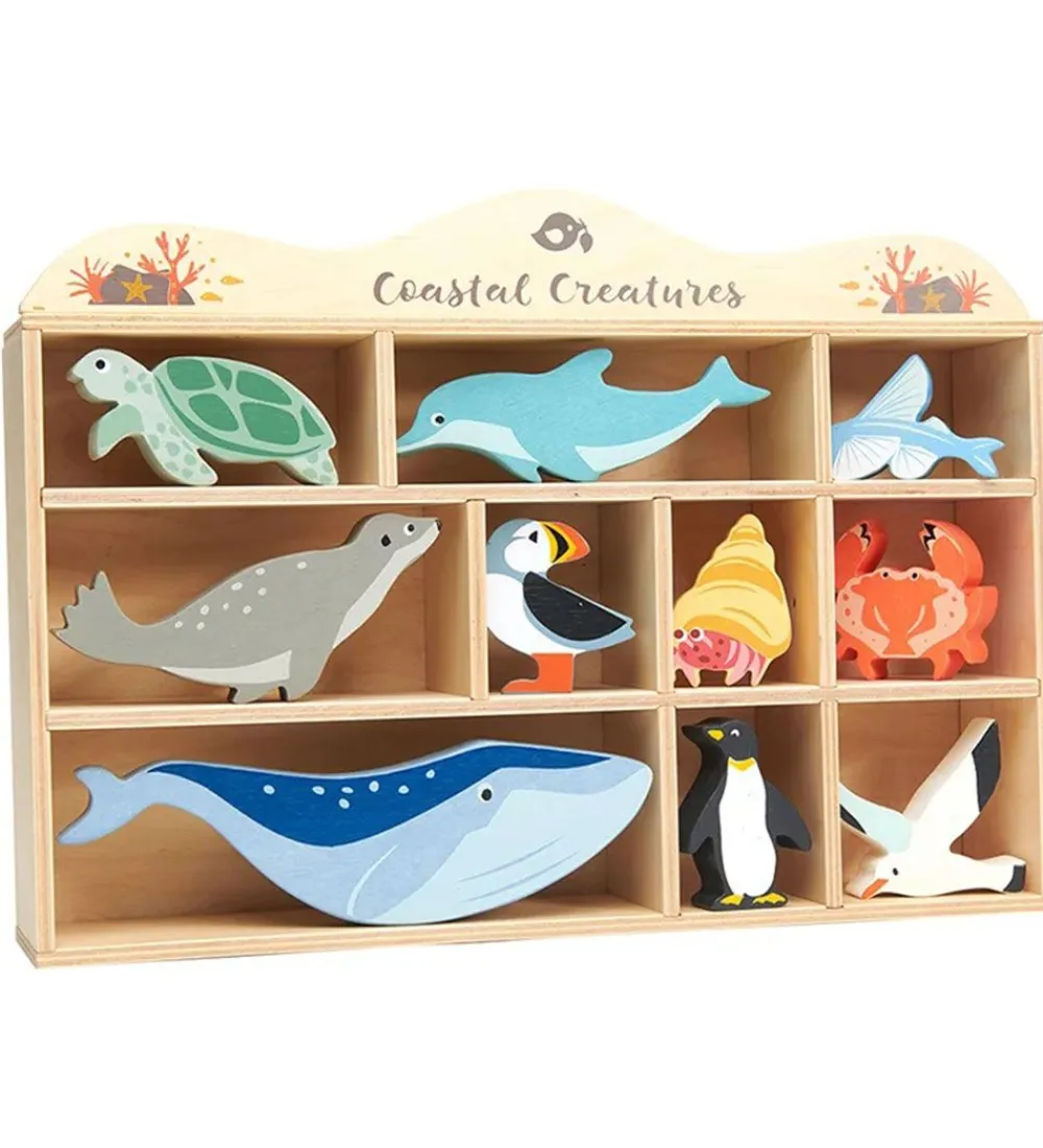 Tender Leaf Trælegetøj>Trælegetøj - Havdyr - Multifarvet