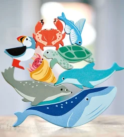 Tender Leaf Trælegetøj>Trælegetøj - Havdyr - Multifarvet